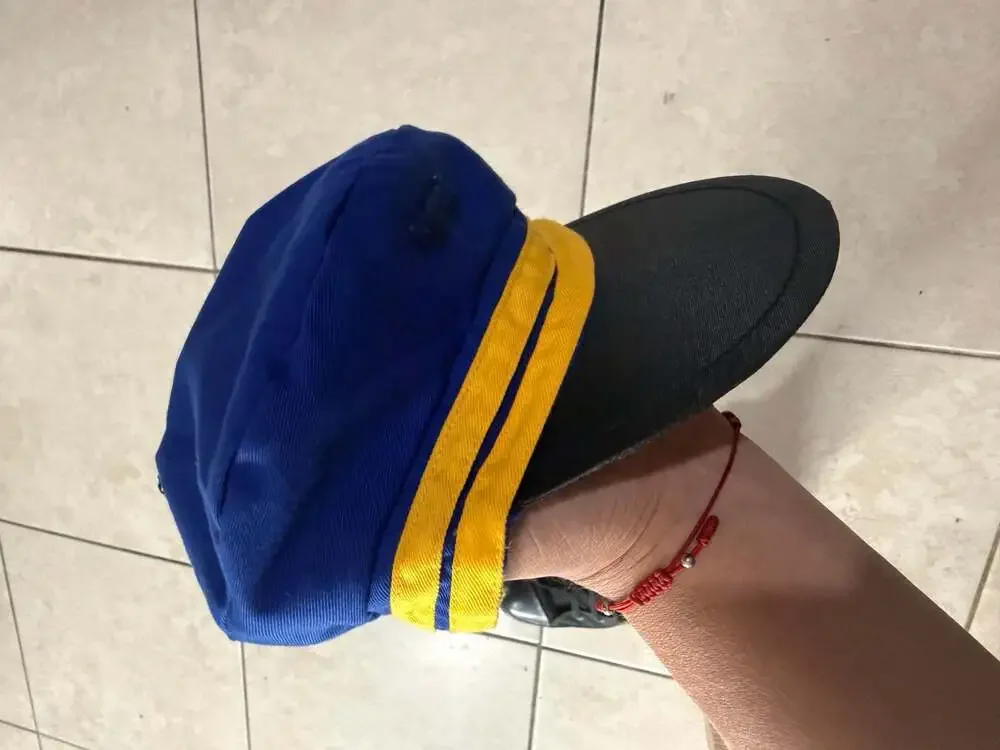 Vintage Cub Scouts Official Uniform Cap Blue and Gold